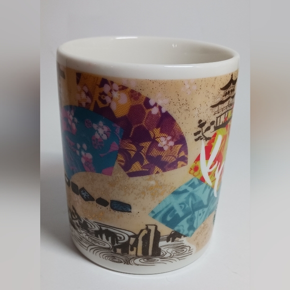 Starbucks Kyoto Mug Coffee Cup 2009 Artsy Design Series Japan City Geisha Temple - Picture 5 of 7